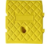 Brake Rampa-presión antideslizante portátil Resistencia para almohadillas de Rampa de Coche, para usar; Bicicletas Motocicletas en Coche, 25 × 27 × 11cm/25 × 27 × 13cm, Amarillo