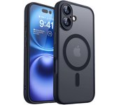 Magnetic Luxury Armor Shockproof Case For iPhone 16 15 14 13 12 11Pro Max For Magsafe Wireless Charge Matte Translucent PC Cover