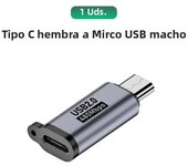 USB C Adapter Type C To Micro To Mini USB Female Converters For iPhone 14 13 Xiaomi Samsung For Lightning Male Charger Adapter