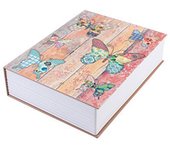 Mini Caja de seguridad para diccionario, Caja de almacenamiento, de Mariposas Libro, cerradura de Segreta Secreta Joyas, Llaves y objetos de Valor