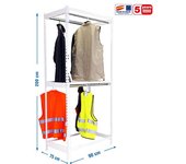 Estantería Guardarropa SIMONRACK Simonclothingdouble 2/209075 blanco