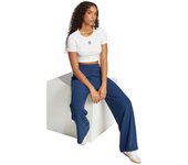 Camiseta Corta para Mujer Adidas Ess Rib  Blanco