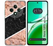 Tumundosmartphone Funda Silicona para Oppo Reno 12FS 4G / 12 FS 5G diseño Mármol 07 Dibujos