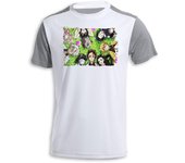 MERCHANDMANIA CAMISETA BICOLOR kimetsu no yaiba personajes pilares cazadores tshirt tanjiro nezuko tomioka