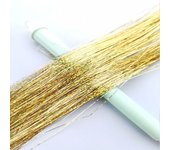 93/120cm Sparkle Synthetic Hair Extensions Tinsel Rainbow Colored Strands Girls Headwear Hairbinge Hair Laser False  Decor