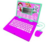 LEXIBOOK - Paw Patrol, Ordenador Portátil Educativo y Bilingüe en Inglés/Francés, Juguete para niños con 124 Actividades para Aprender, Jugar Juegos y música, Rosa,