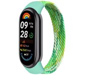 Strap for Mi Band 9/8/7/6/5/4/3 accessories Elastic Nylon Braided Replacement belt bracelet correa for Xiaomi Miband 9 Strap