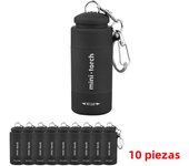 Outdoor Keychain Flashlight Rechargeable LED Mini Pocket Flashlight For Camping Hiking Emergencies