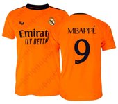 Real Madrid Camiseta segunda Equipación Temporada 2024-2025 - Mbappe 9 - Réplica Oficial Adulto 2425MAB2