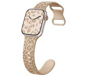 Strap For Apple Watch Band 44mm 42mm 41mm 40mm 45mm 49mm 44mm Floral Engraved Bracelet Correa IWatch Series 9 7 SE 6 8 Ultra 2