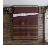 BL BELUM  Funda nórdica Harry Potter, Funda nórdica con botones 100% algodón modelo Gryffindor Cuadro - Funda Nórdica Extrasuave - Funda Nórdica 100% Made in Spain