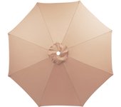 Toldo de Repuesto para Sombrilla de 8 Pies Y 8 Costillas - Cubierta Impermeable y Anti-Ultravioleta para Muebles de Exterior