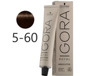 Schwarzkopf IGORA Royal Absolutes 5-60 Castaño Claro Chocolate Natural Cuidado del Cabello 60 ml