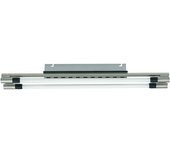AMATISTA Lámpara de Techo 2x24W G5 T5 L.64,5xAn.8xAl7,5cm Wengue/Gris