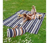 Manta de picnic Extragrande de 80x80 pulgadas, impermeable y plegable, Manta de Playa de 3 Capas para Exterior para 6 A 8 Adultos, para acampar, Parque, Playa, céped, interiores...