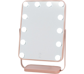 Aplike - Espejo Maquillaje con Luz, Espejo Tocador Hollywood Studio con Luz LED Regulable, Control Táctil, Rotación 360º, Bajo Consumo