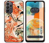 Funda Silicona para Samsung Galaxy A23 5G diseño Mármol 12 Dibujos