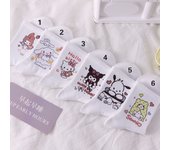 Miniso Sanrio Cotton Socks Anime Kawaii Girls Sports Socks Hello Kitty Kuromi Cinnamoroll Melody Sports Breathable Women Sock