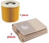 HEPA Filter for Karcher WD2250 WD3.200 MV2 MV3 WD3 WD2 Vacuum Cleaners Parts Accessories Filters Replacement Dust Bag