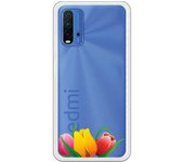 Funda compatible con Xiaomi Redmi 9T/Pocophone M3 - Tulipanes