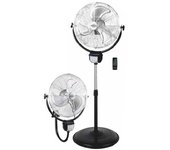 Ventilador 2 en 1 Orbegozo PWS 3050/ Pie/ Pared/ 120W/ Aspas 120cm/ 3 velocidades