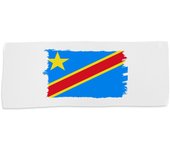 MERCHANDMANIA TOALLA MEDIANA GIMNASIO ABSORBENTE bandera república democrática del congo pais suave con bolsita