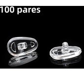 Air Chamber Clear Oval Eyeglass Nose Bracket Silicone Nose Pads Eyewear Bracket Anti-drop Sunglasses Glasses Accessories