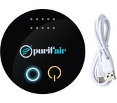 Purificador de Aire de Iones Negativos Portátil para Coches y Hogares - Alimentado por USB/Batería, Funcionamiento Silencioso, Elimina Olores, Humo y Alergenos