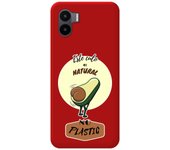 Funda Silicona Líquida Roja para Xiaomi Redmi A1 diseño Culo Natural Dibujos