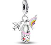 925 Sterling Silver Pink Crown Perfume  Pendant beads Fit Diy Bracelet Necklace Making Gift Of High Quality Jewelry