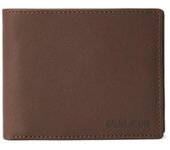 Cartera Salsa de cuero marrón de hombre-&