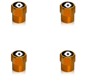 New 4Pcs Car Wheel Tire Valve Caps Air Stem Covers Accessories For Renault RS Megane 2 3 Twingo Clio Talisman Captur Trafic Kwid