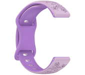 18mm 20mm 22mm Silicone Engraved Band for Huawei GT5 GT4 41mm 46mm Women Band for Samsung Galaxy 7 6 5 40mm 44mm Strap Bracelet