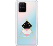 Funda compatible con Samsung Galaxy A91 - S10 Lite - Rombos Triangulo Marmol