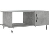 vidaXL Mesa de centro madera contrachapada 90x50x40 cm Blanco, Negro, Blanco brillante Mesita de Salón o Comedor o Auxiliar Mesa de Café Meuble Salón