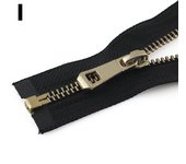 1PC 5# 55/65/75cm Open-End Metal Zipper for Jacket Coat Garment Clothes DIY Sewing Accessories