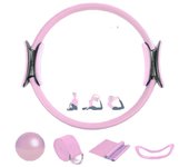 Magic Circle Pilates Equipo para el entrenamiento en el hogar Fitness Kit 5 Piezas Pilates Ring Set 14 "Yoga Fitness