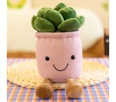1 tulip plant plush toys, succulent plant plush filling toys, potted flower decoration toys, room bookshelf decoration creative