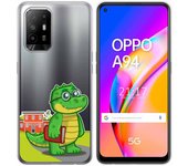 Tumundosmartphone Funda Gel Transparente para Oppo A94 5G diseño Coco Dibujos