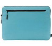 Compact sleeve with flight nylon with incase zip tag for macbook pro (14" 2023 - 2021) - blue lagoon
