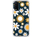 Funda Silicona Antigolpes para Vivo Y20s / Y11s diseño Flores 08 Dibujos