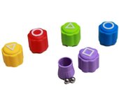 Gonggi Jack Stone Pebbles Set Gonggi Korean Game 5PCS Stones Catching Game Hand Eye Training Toy Korea Traditional Play Game