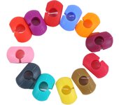 Silicone Red Wine Glass Identification Marker Charm Shot Glass Cup Labels Tag Signs Party Food Drinks Bar Accessories Tool