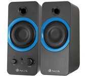 Ngs altavoces usb 2.0 - 20w - supergraves - color negro/azul