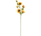 Poenia Arte Floral - Vara de Girasol Artificial 77CM 2PCS - Decoración Floral