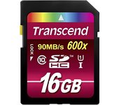 Transcend Ultimate - Tarjeta de Memoria Flash 16GB SDHC Clase 10 UHS-I 600x