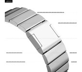 URVOI Link bracelet for Apple Watch Ultra 2 Series 10 9 8 7 6 SE stainless steel strap for iWatch Magnet buckle band 49 46 45 mm