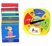 Tarjetas de posturas de yoga, juguetes, Divertida juego de yoga familiar para niños, flexibilidad y Balance, educational, Nuevo