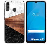 Funda Silicona para Gigaset GS3 diseño Mármol 11 Dibujos