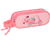 Portatodo Doble Reciclado Moos "Passion" 21X8X6Cm (Safta 812518513)